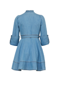 Denim Mini Dress - Ljusblå