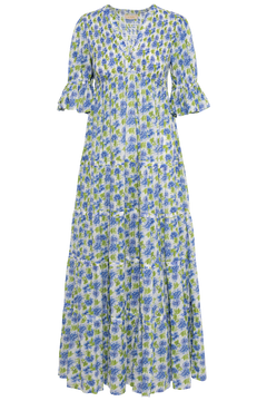 Twisted Maxi Dress -  Peonies