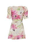 Shiny Rouching Dress - Soft Dew