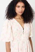 Tabita New Klänning - Rosa/Grön