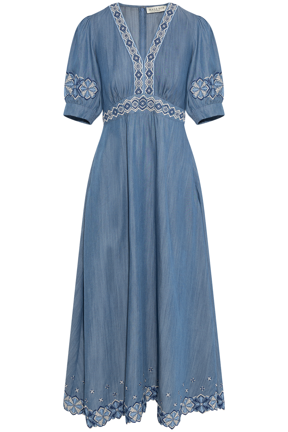 Este Tencel-klänning - Blå