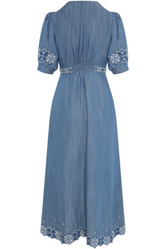 Este Dress Tencel - Blue