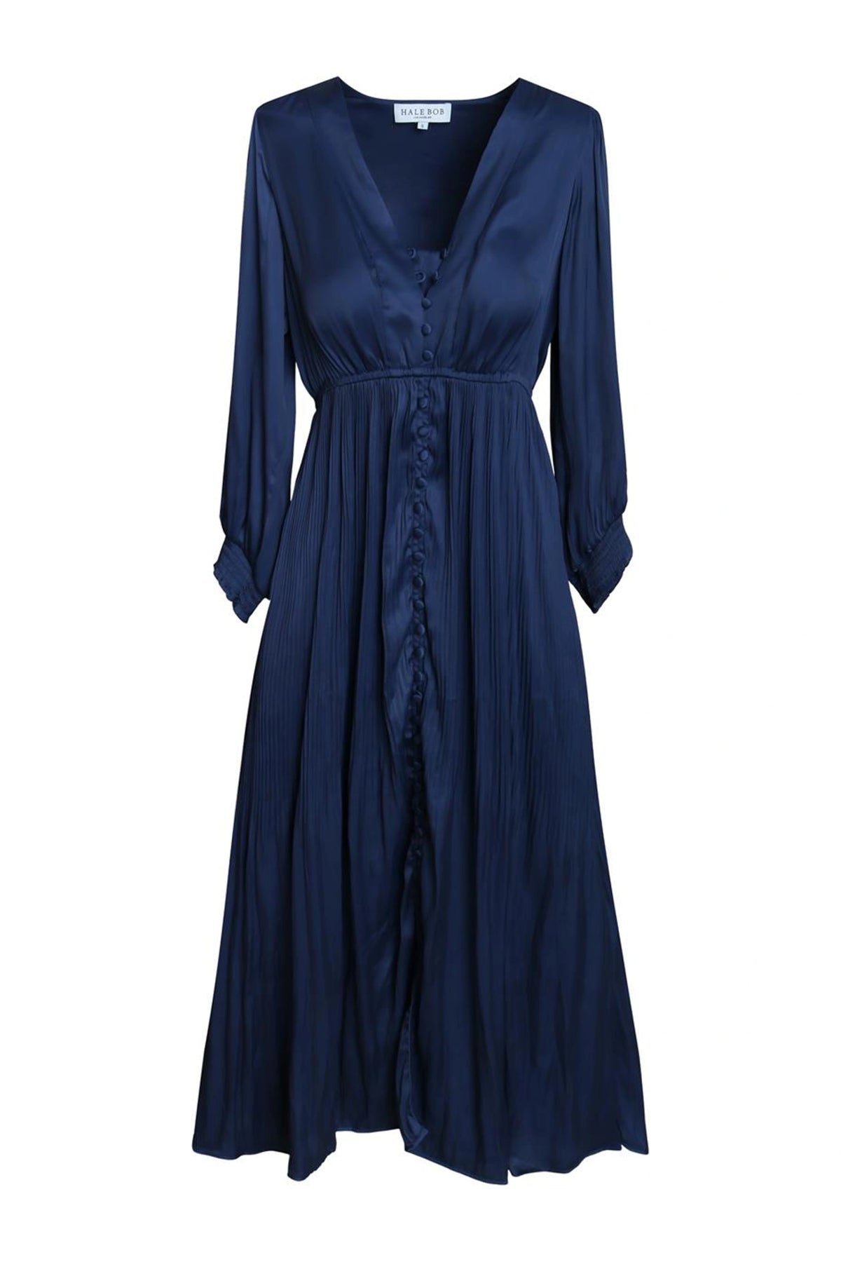 Emryn Solid Dress - Navy
