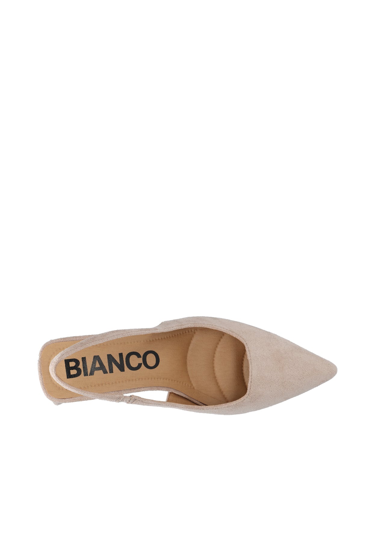 Biamaralyn Slingback Faux Suede - Nougat