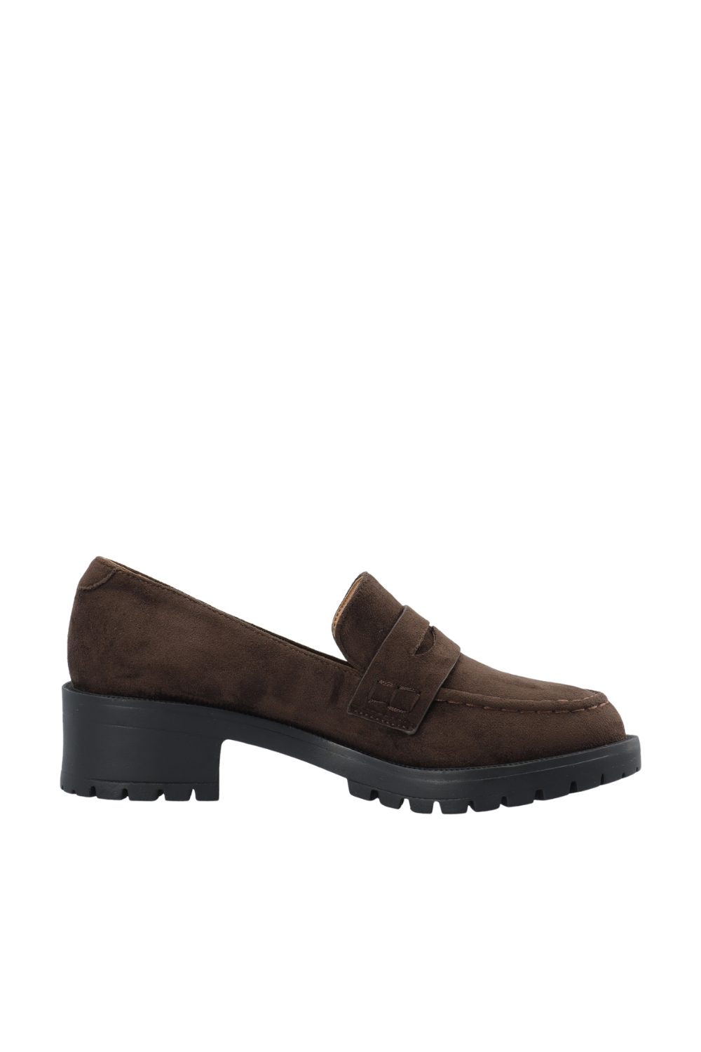 Biapearl Penny Loafer Faux Suede - Brun