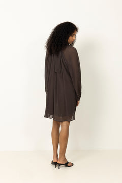 N-Lorenia Dress - Chocolate