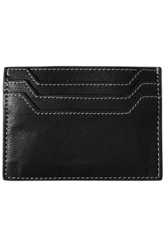 Nappa Card Holder - Black