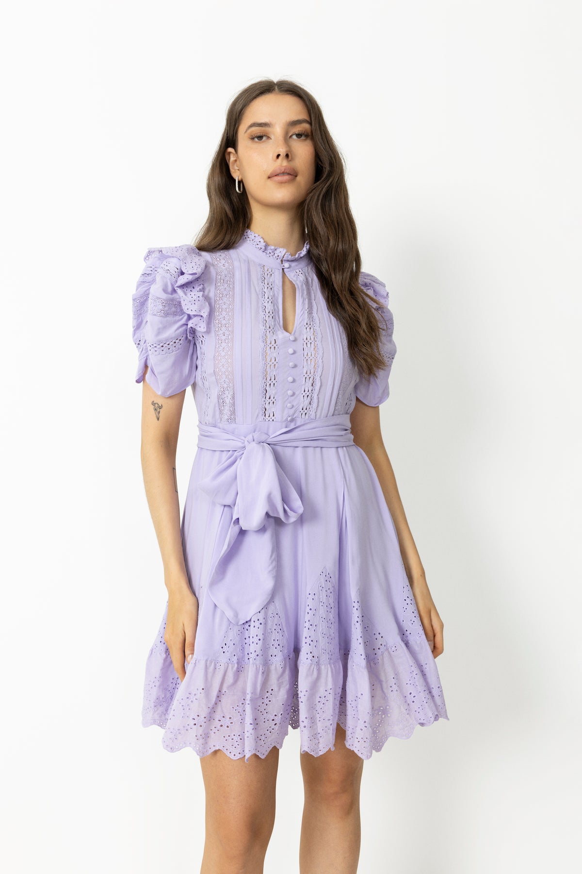 Lita SS Dress - Lavender