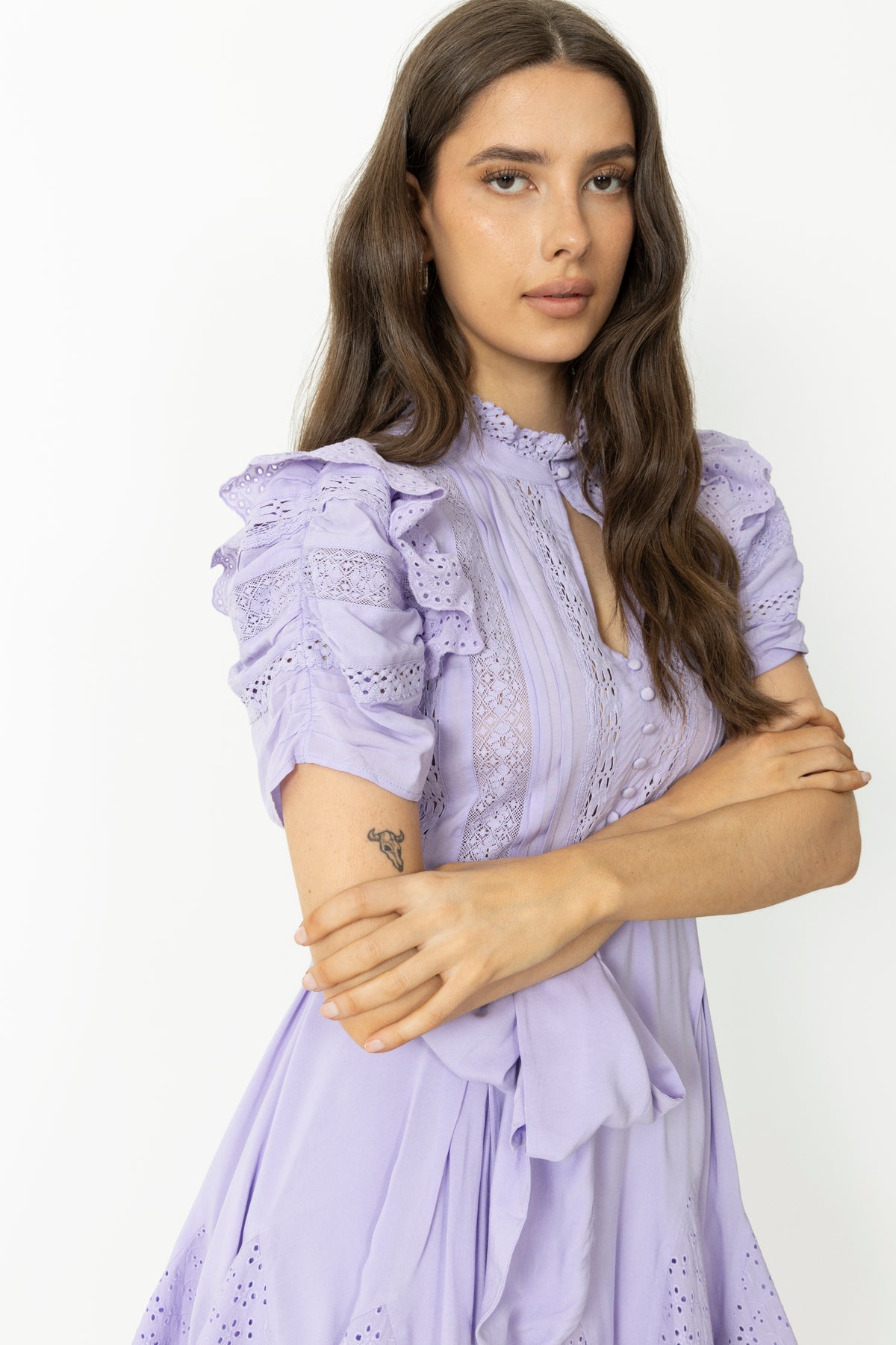 Lita SS Dress - Lavender
