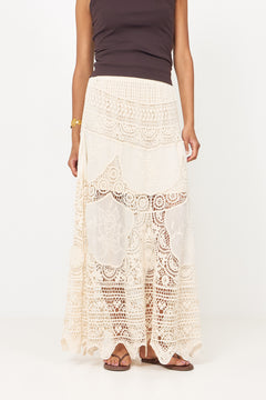 Bohe Skirt - Cream