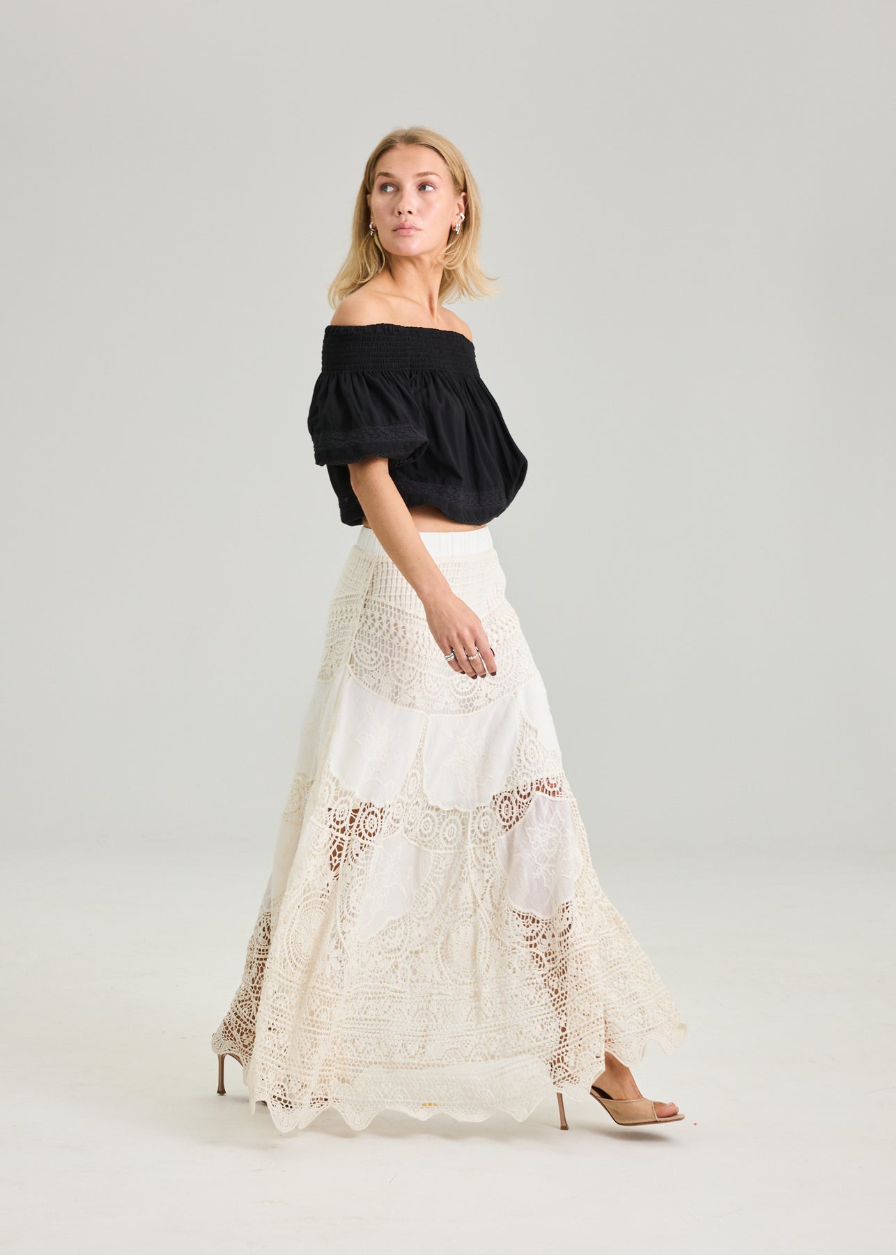 Bohe Skirt - Cream