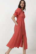 Andrea Dress - Candid Apple Linne