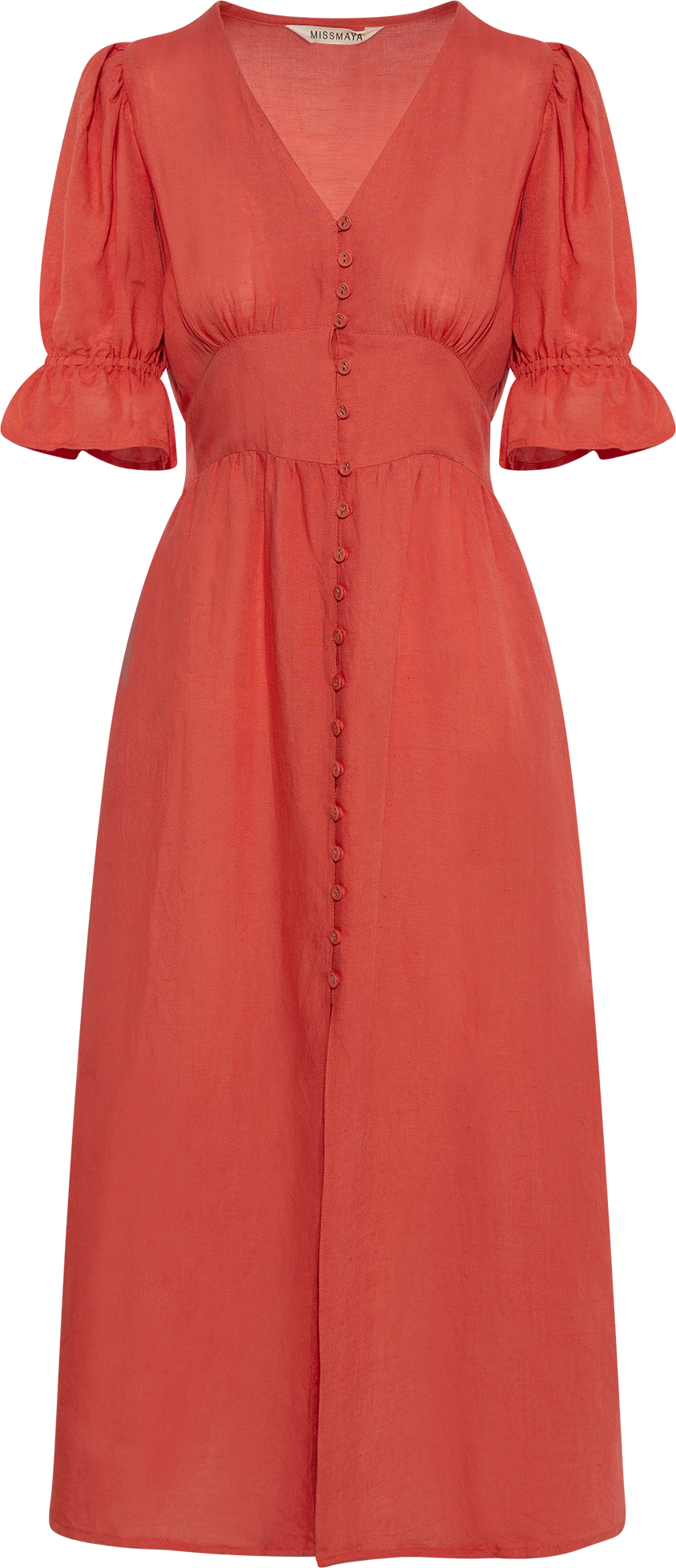Andrea Dress - Candid Apple Linen