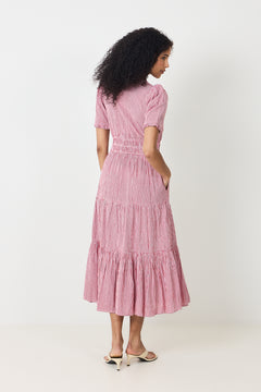 Mina Dress - Tuscany Red
