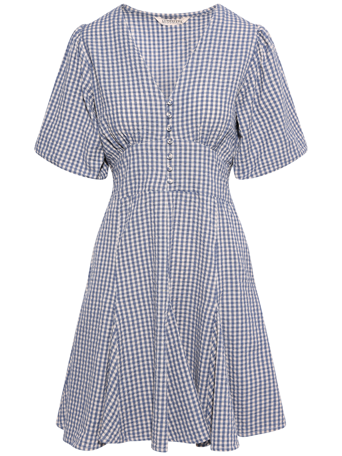 Bianca Dress - Misty Blue