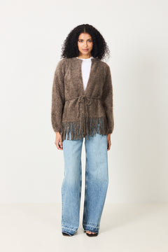 Fidele Chunky Cardigan - Brown