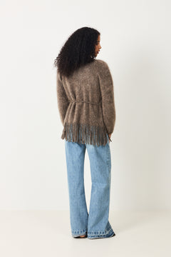 Fidele Chunky Cardigan - Brown