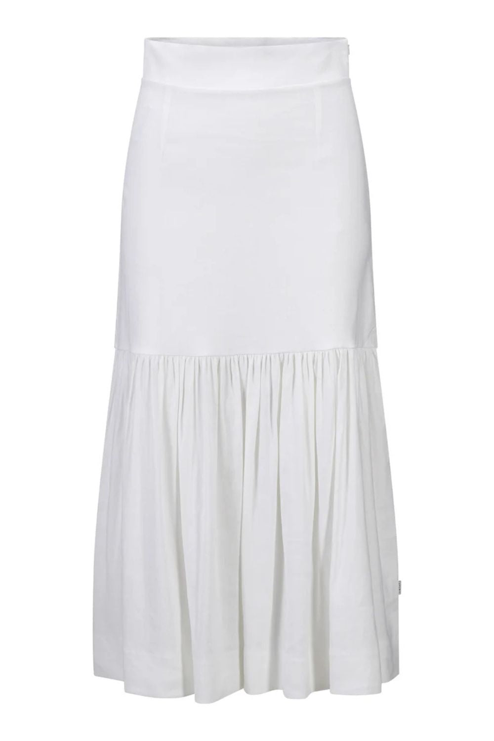 Lill Linen Skirt - White