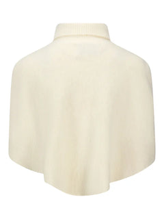 Maiken Brushed Poncho - White