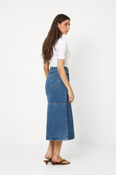Solene Denim - Mid Denim Blue