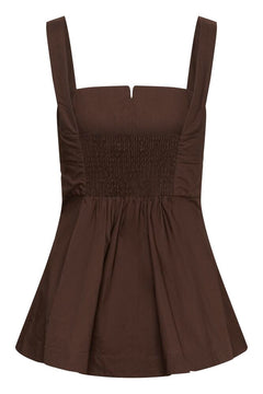 Raveniw Top - Coffee Bean