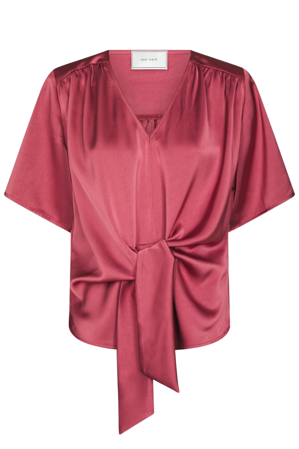 Casadia Heavy Sateen Blouse - Cherry Pink