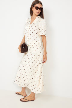 Torana Dotted Blouse - Creme