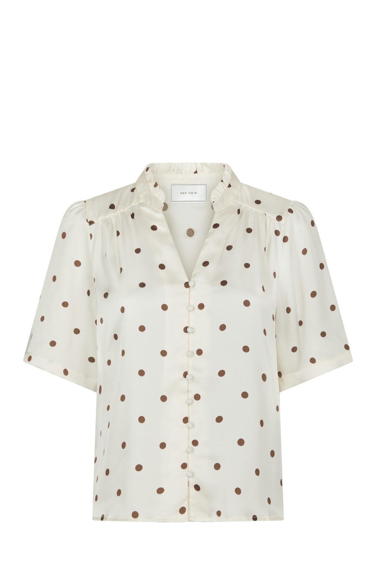 Torana Dotted Blouse - Creme