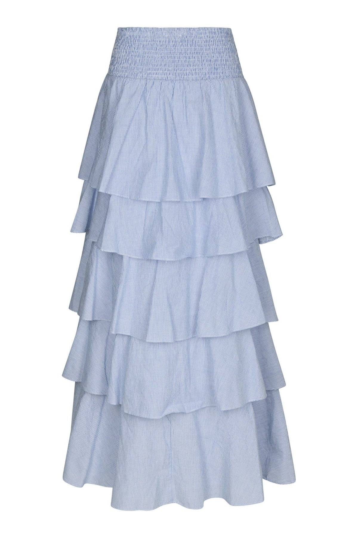 Morris Mini Stripe Skirt - Ljusblå