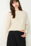 Brushed Crewneck - Chalk