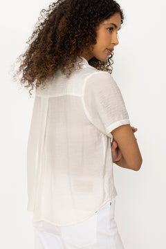 Saminna Ss Shirt - Egret