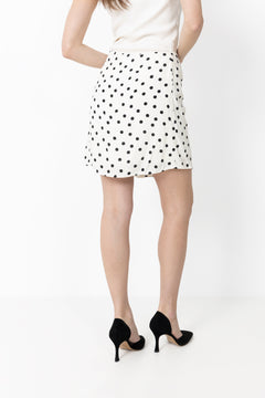 Saiben Skirt - Drifting Dots Egret