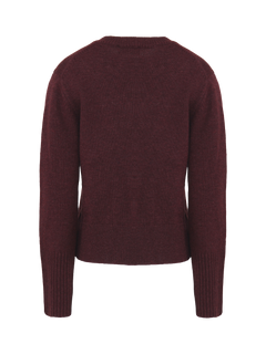Mari Wool Sweater - Bordeaux