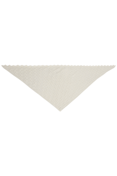 Ane Wool Pointelle Scarf - Creme