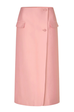 Pencil Midi Skirt - Haze Pink