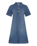 Turo Alena 2/4 Klänning - Mid Blue Wash