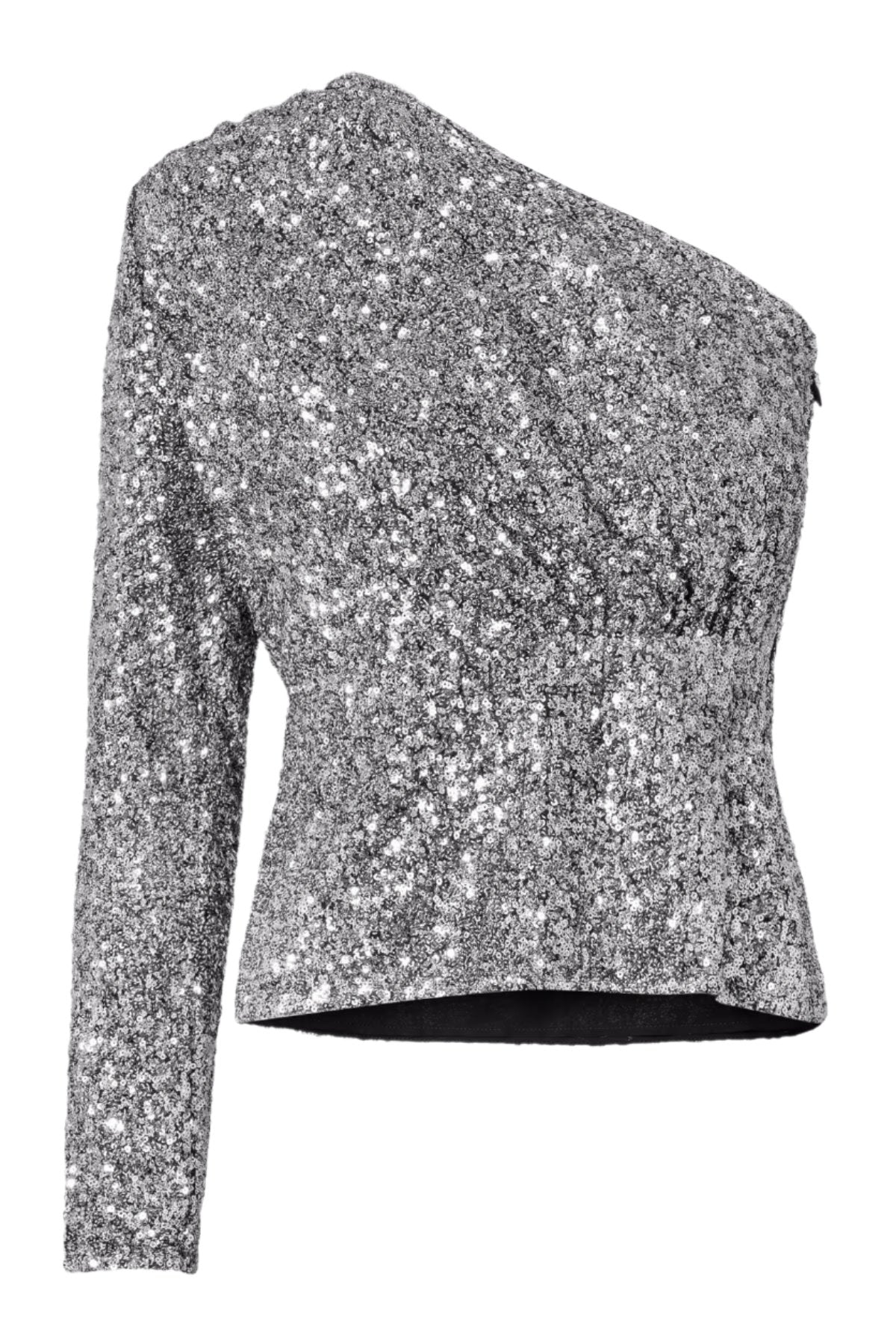 Libra Sequin Top - Silver