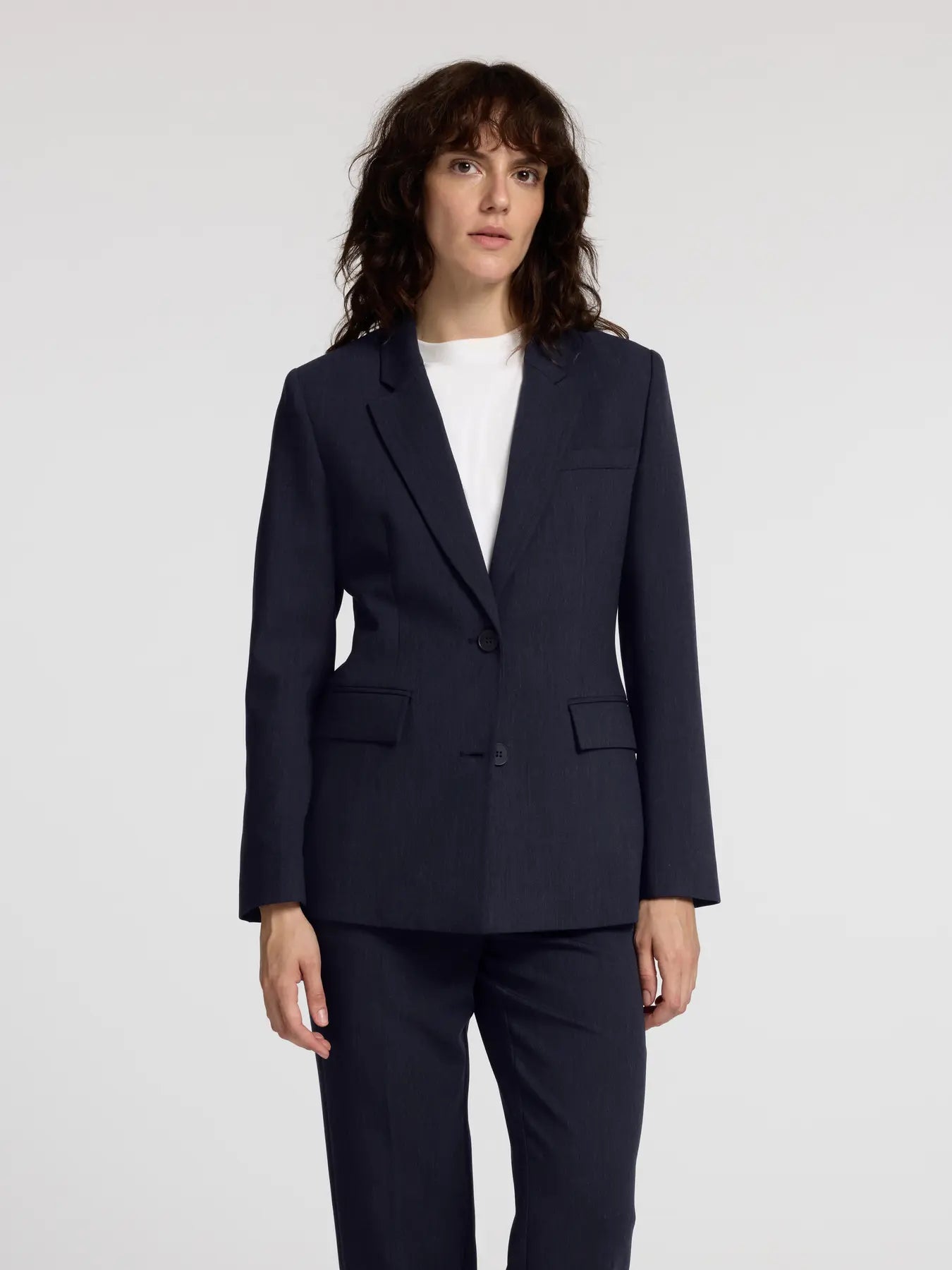 Rita Classic Blazer - Dark Sapphire Melange