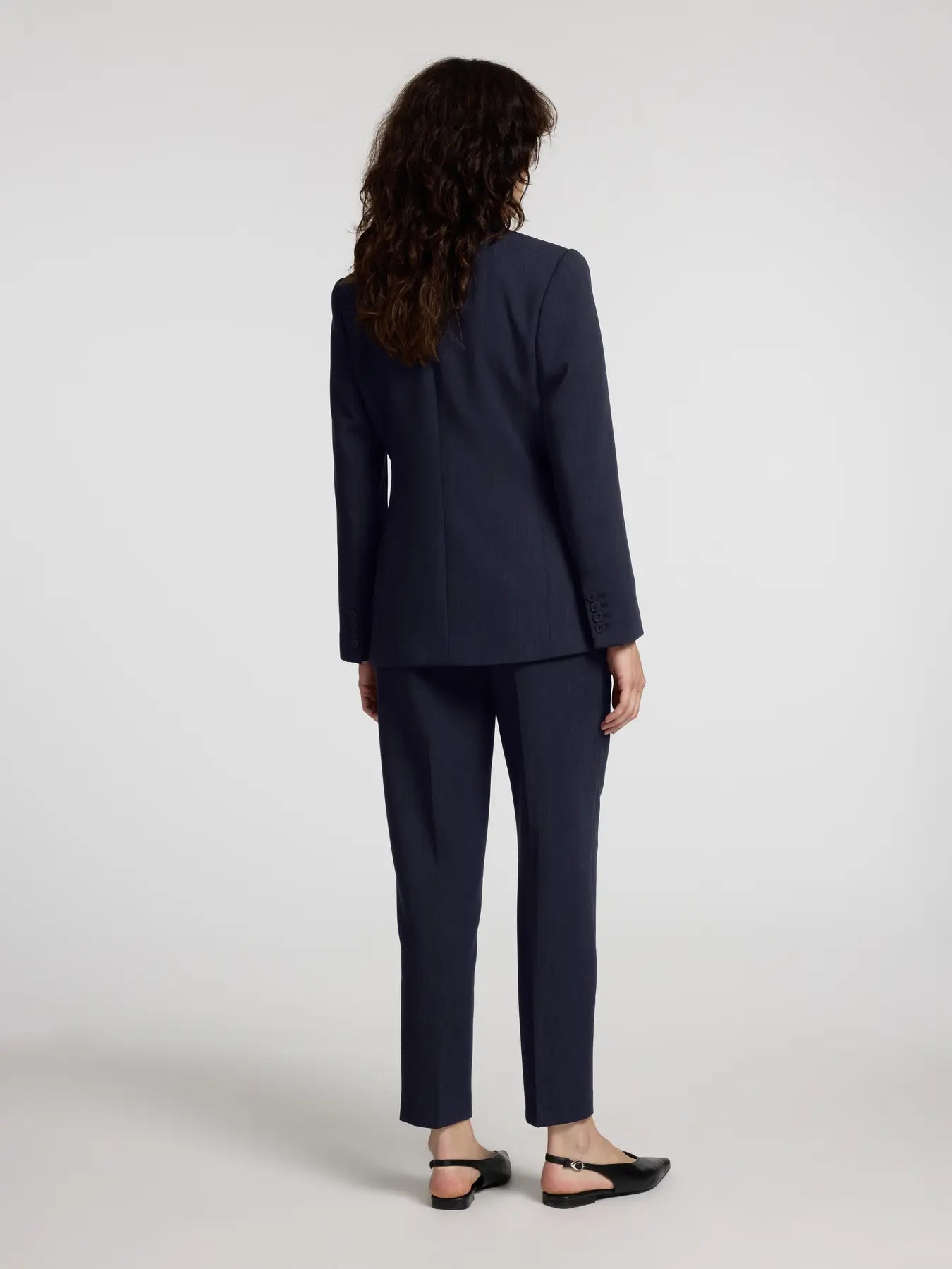 Rita Classic Blazer - Dark Sapphire Melange