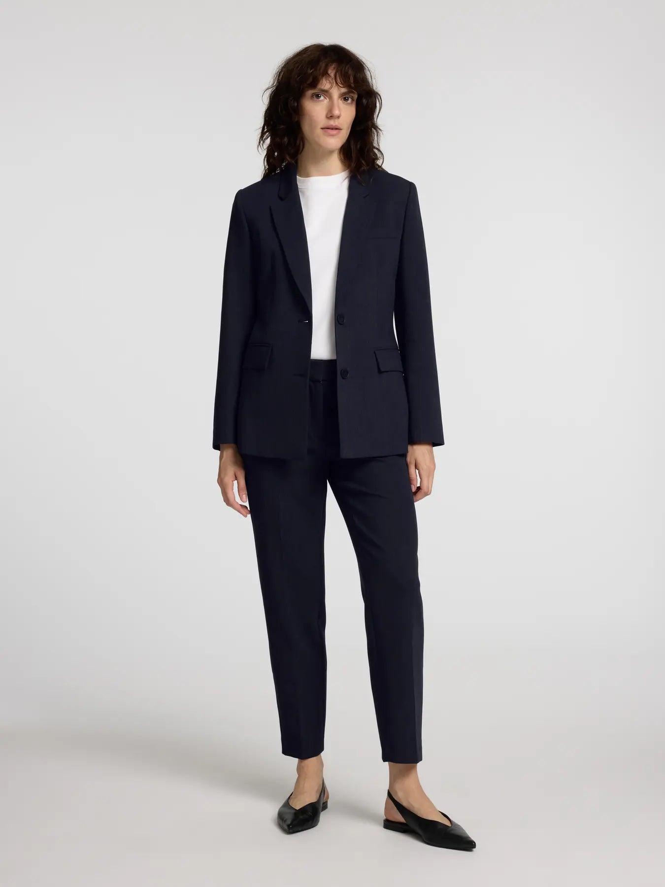 Rita Classic Blazer - Dark Sapphire Melange