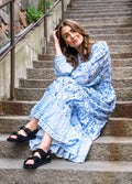 Elodie Dress - Capri Blue