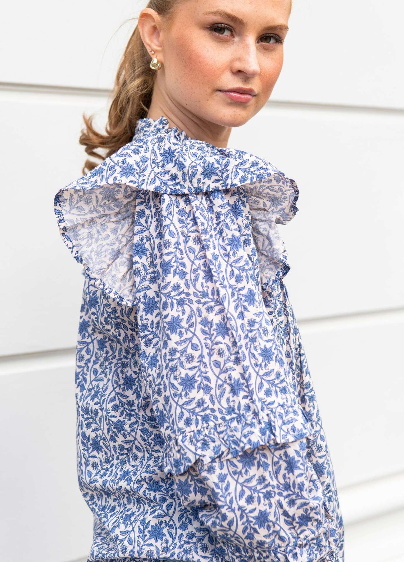 Lakshmi Blouse - Empire Blue