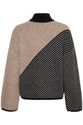 RancelIW Pullover - Mocha Grey/Black