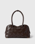 Ryder Woven Shoulder Bag - Chocolate Brown
