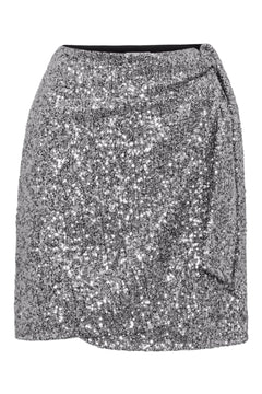 Dawn Sequin Skirt - Silver