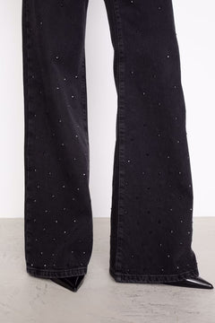 Taylor Embellished - Washed Black