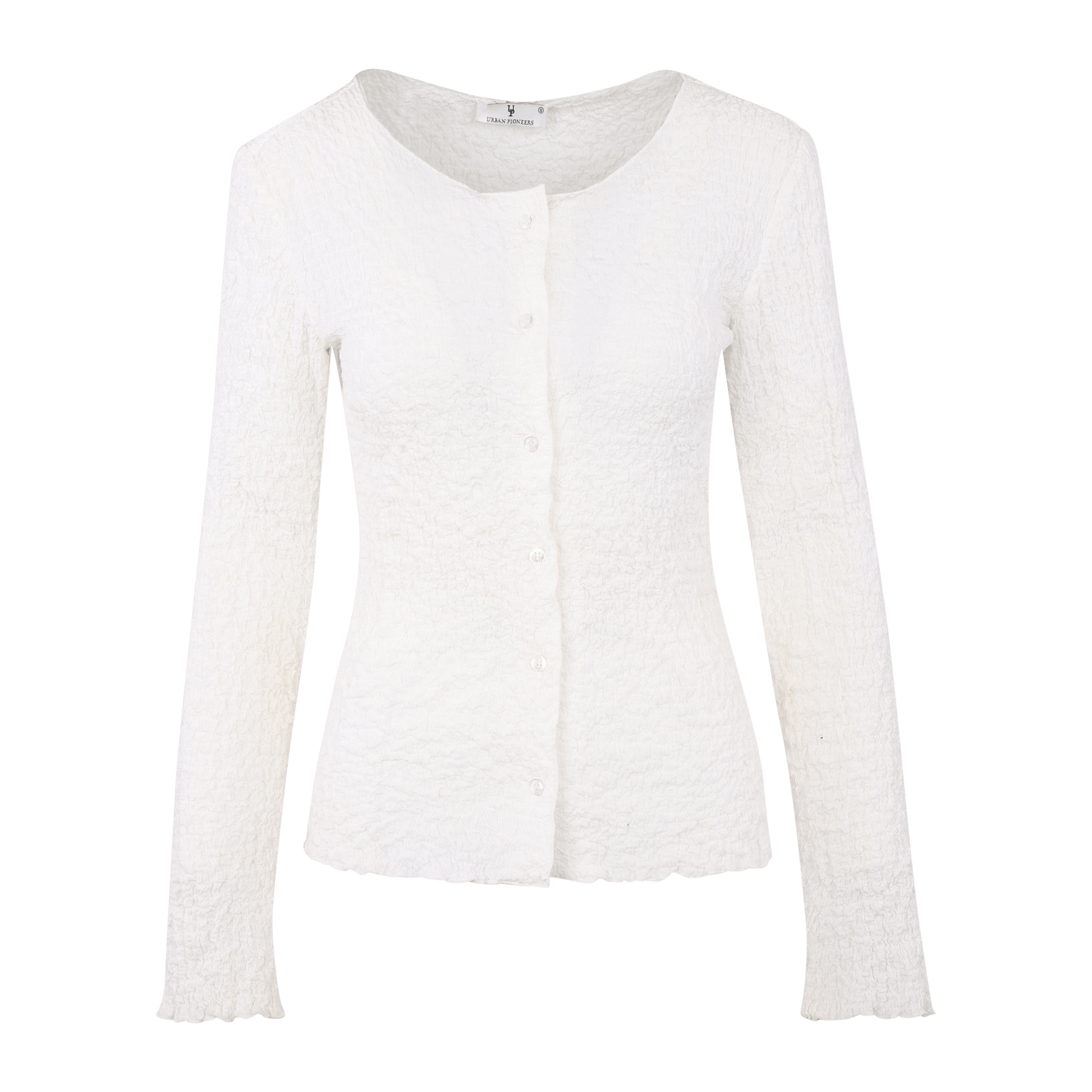 Ona LS Blus - Vit