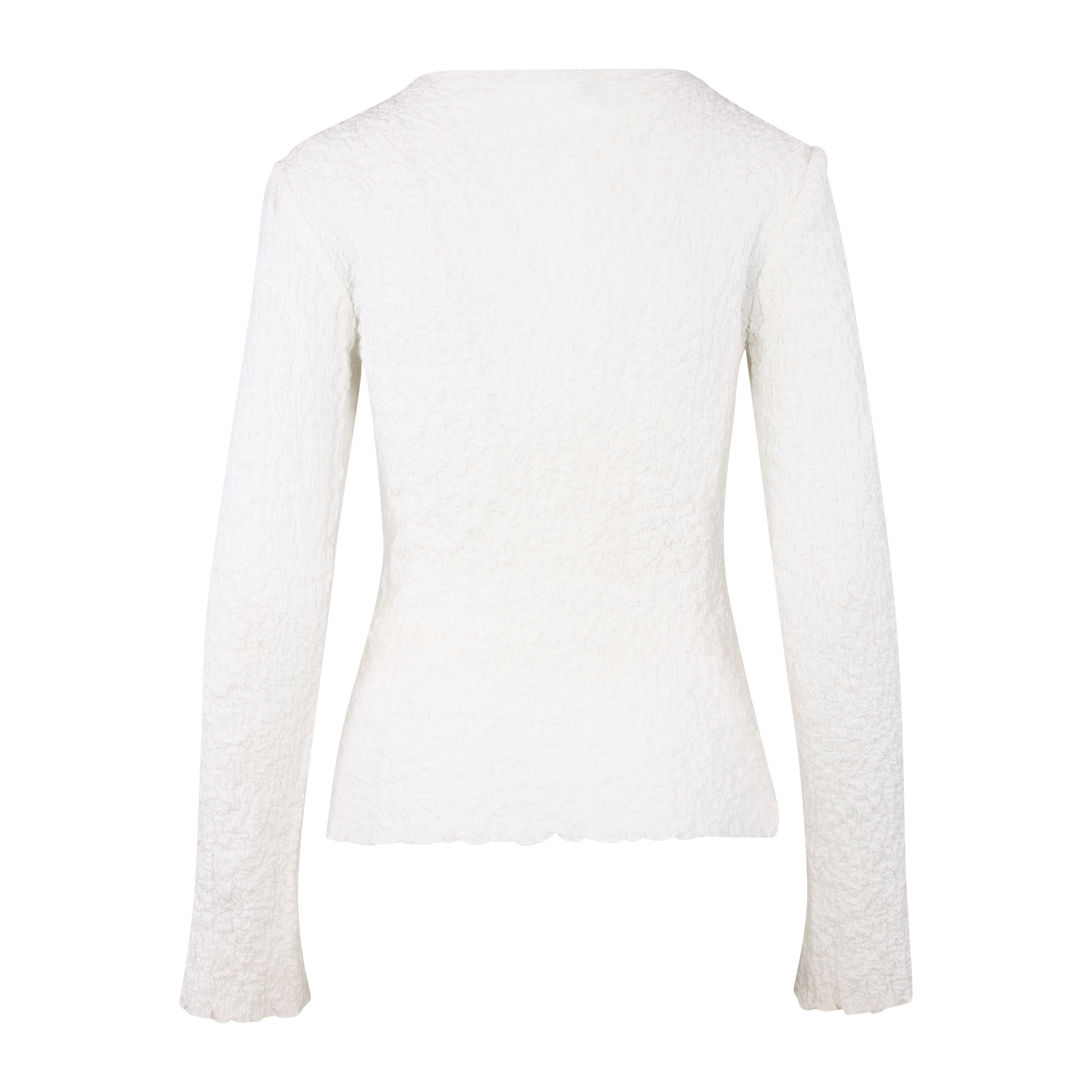 Ona LS Blus - Vit