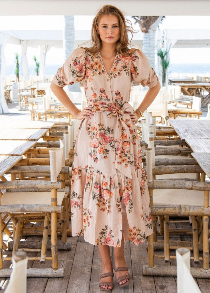 Sylvie Dress - Peach Parfait