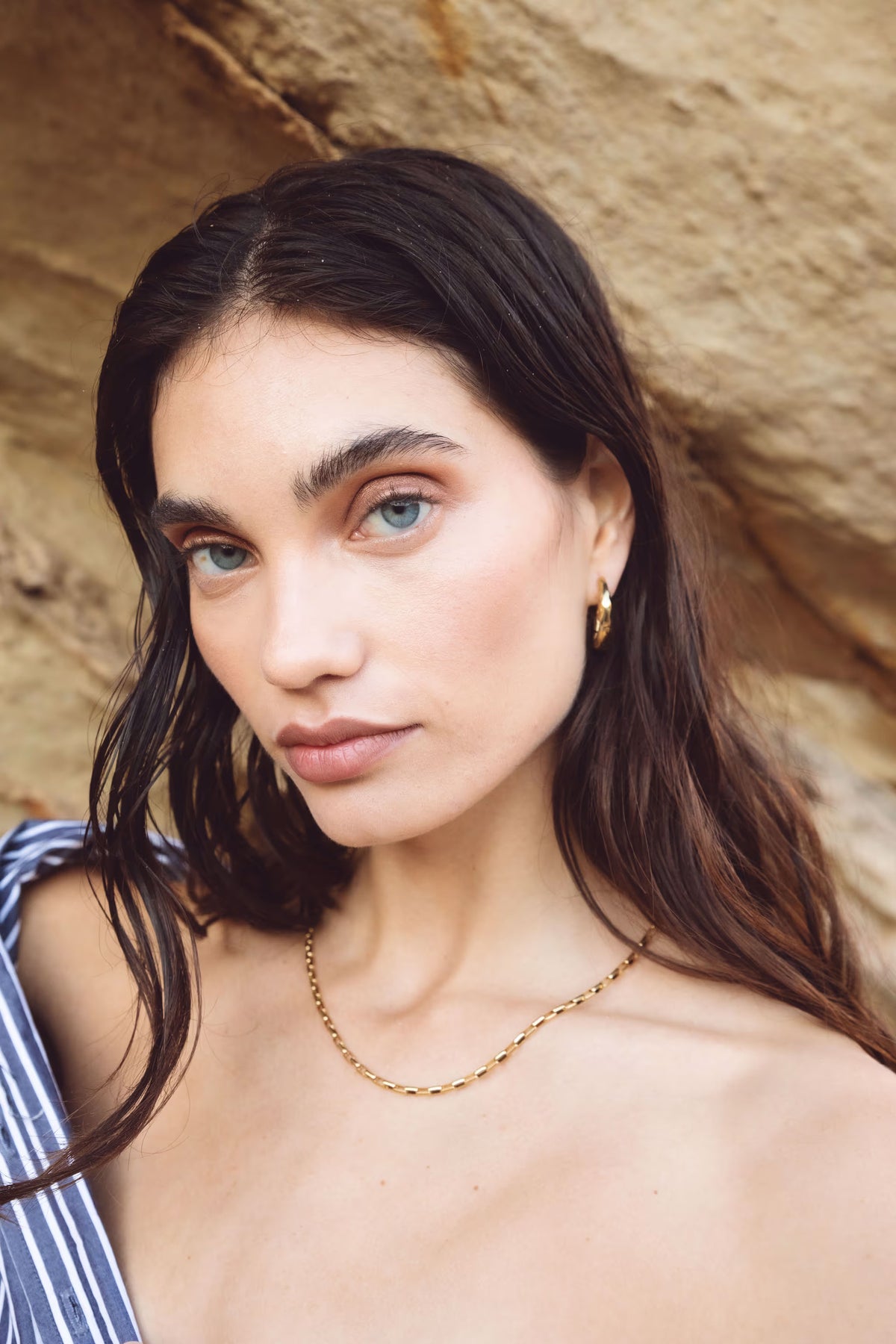 The Square Halsband - Guld